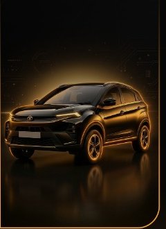 Black Tata Nexon SUV